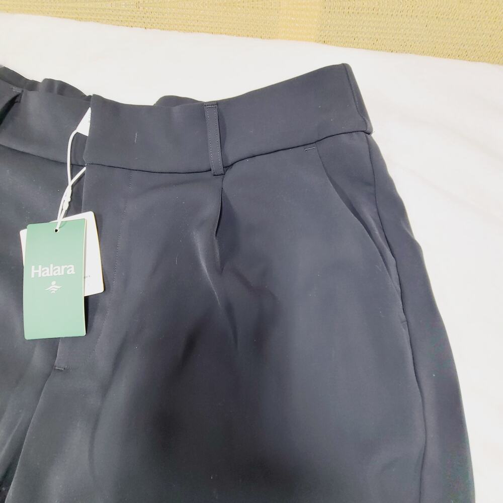 Halara Flex™ High Waisted Pocket Solid Work Tapered Pants NWT Black Size Large - Picture 4 of 13